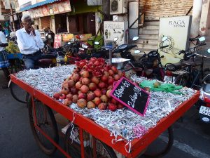 Marché de  pondichéry , grenades